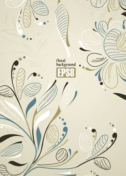 Floral background — Stock Vector