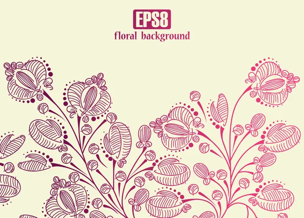 Floral background — Stock Vector