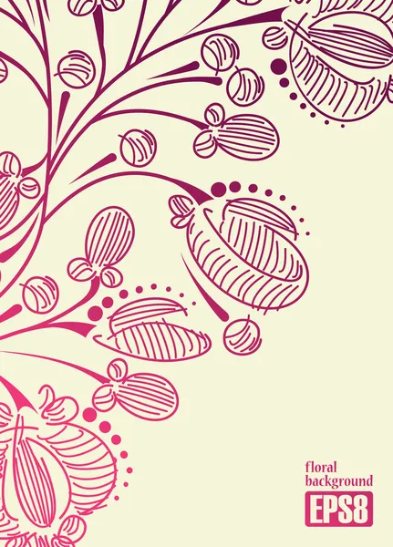 Fundo floral —  Vetores de Stock