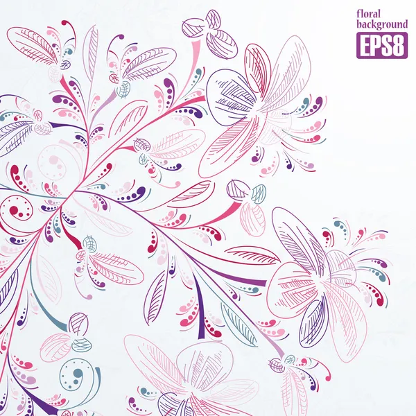 Floral background — Stock Vector