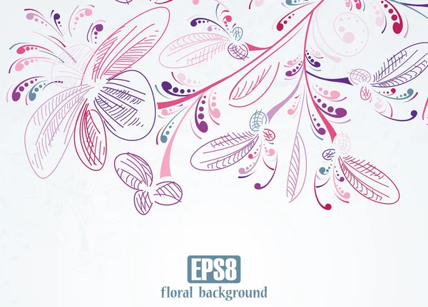 Floral background — Stock Vector