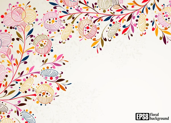 Floral background — Stock Vector