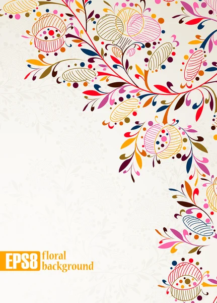 Floral background — Stock Vector