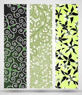 çiçek desenli ile banner