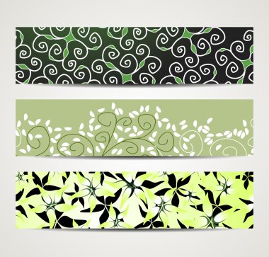 çiçek desenli ile banner