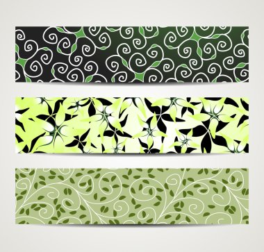 çiçek desenli ile banner