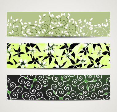 çiçek desenli ile banner