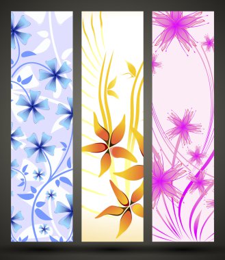 çiçek desenli ile banner