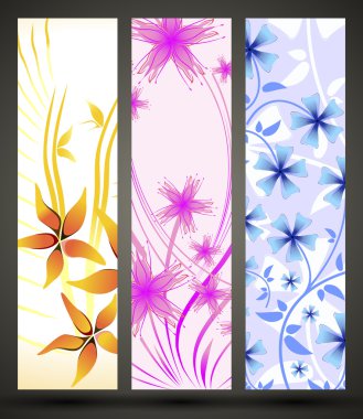 çiçek desenli ile banner