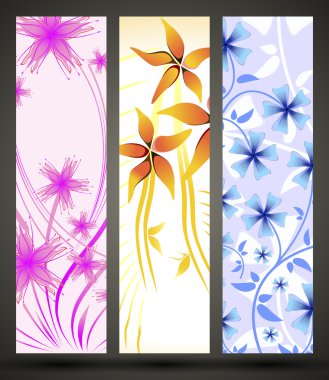 çiçek desenli ile banner