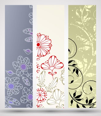 çiçek desenli ile banner