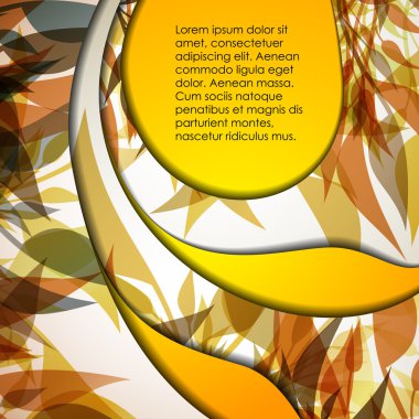 sonbahar arka plan çok katmanlı