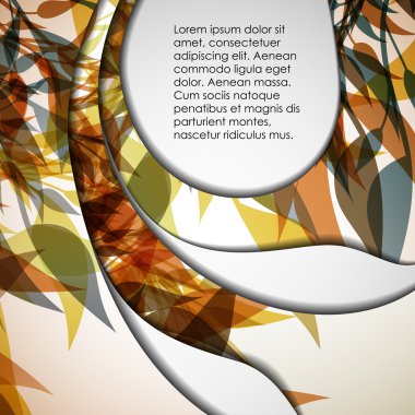 sonbahar arka plan çok katmanlı