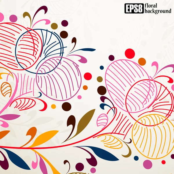 Floral background — Stock Vector