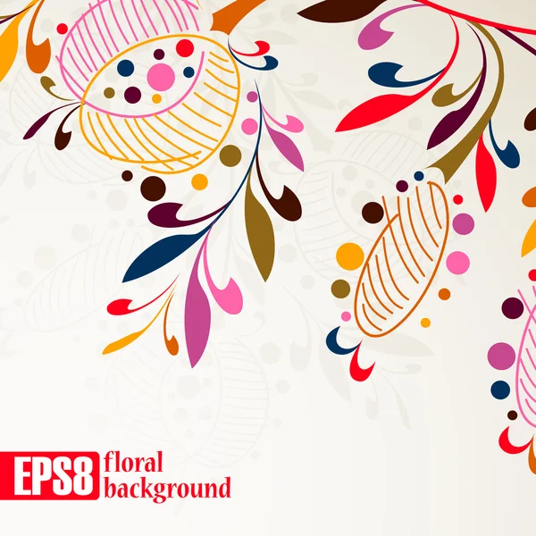 Floral background — Stock Vector