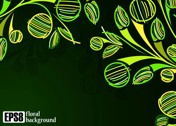 Floral background — Stock Vector