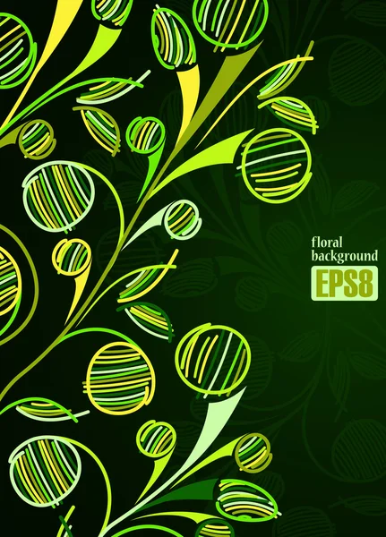 Floral background — Stock Vector