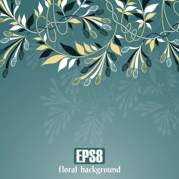 Floral background — Stock Vector