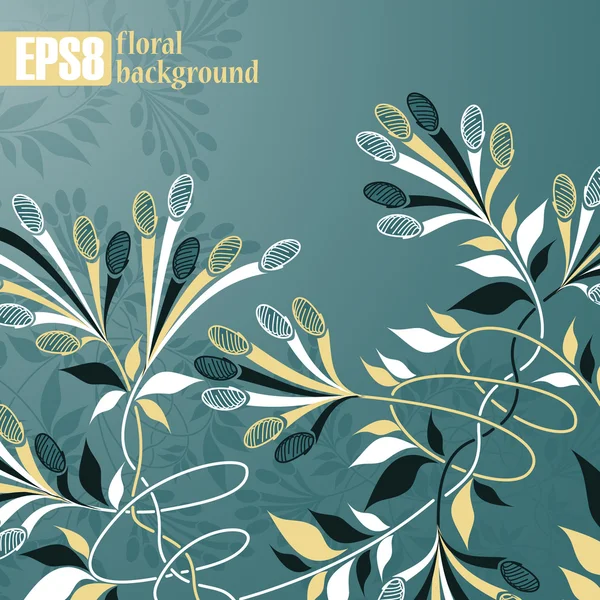 Floral background — Stock Vector