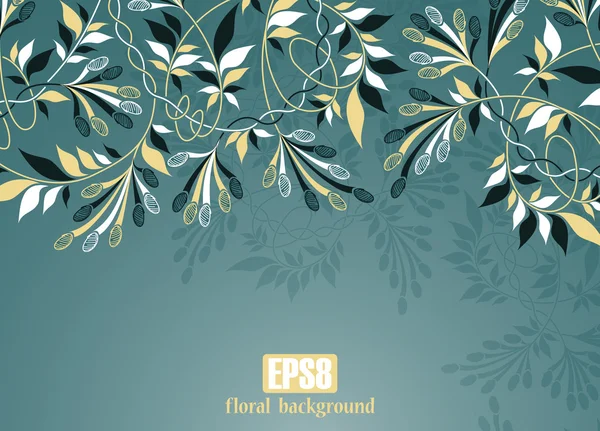 Floral background — Stock Vector