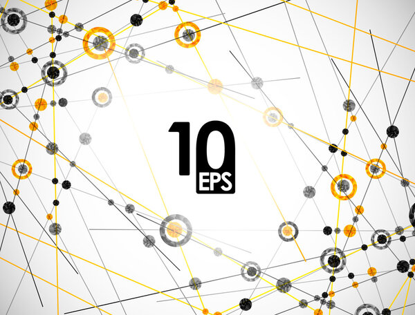 Molecular structure, abstract background