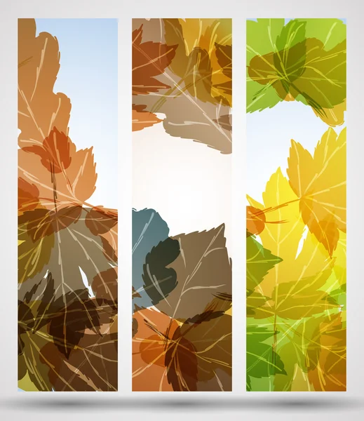 Bandera de otoño — Archivo Imágenes Vectoriales