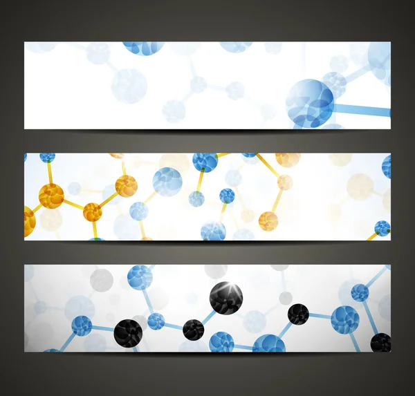 Dna 横幅 — 图库矢量图片