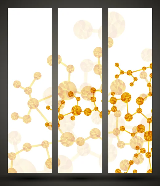 Bandiera del DNA — Vettoriale Stock