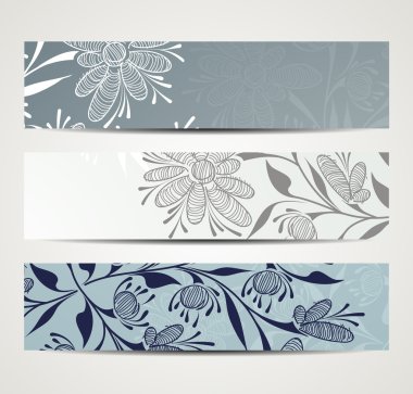 çiçek desenli ile banner