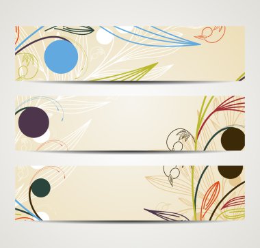 çiçek desenli ile banner