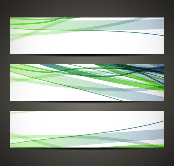 Banner med abstrakt mönster — Stock vektor