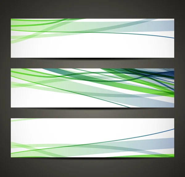 Banner com padrão abstrato — Vetor de Stock