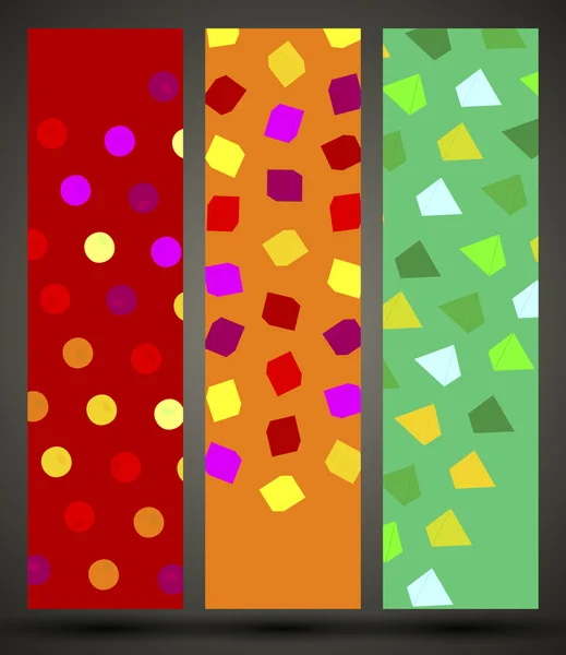 Banner mit abstraktem Muster — Stockvektor