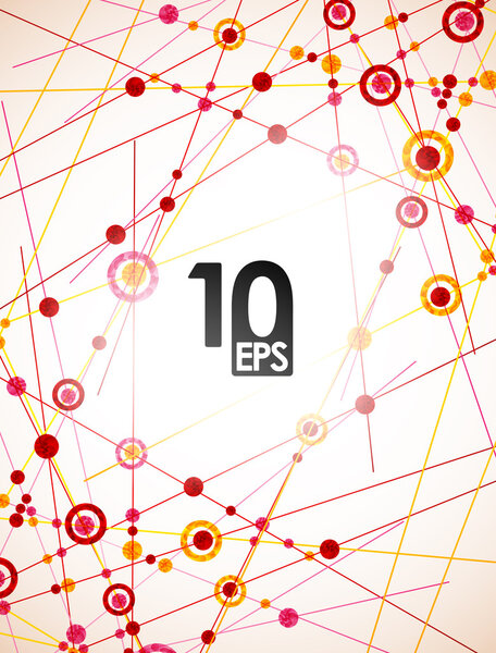 Molecular structure, abstract background