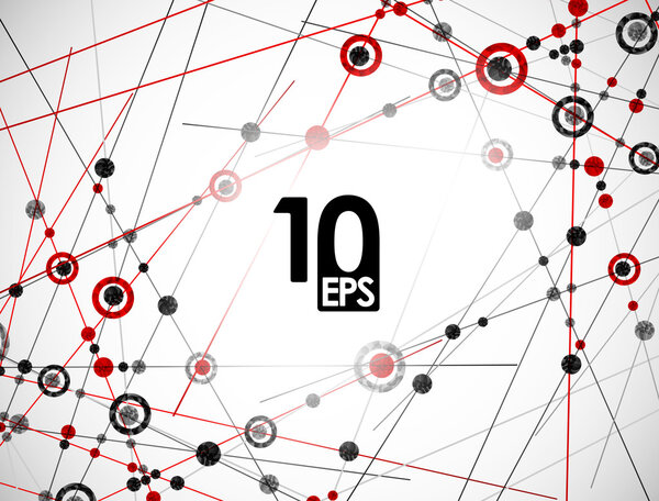 Molecular structure, abstract background