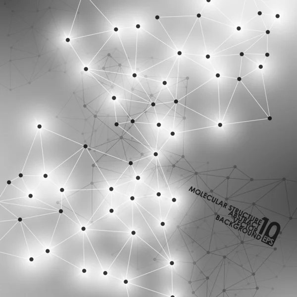 Abstracte achtergrond van dna — Stockvector