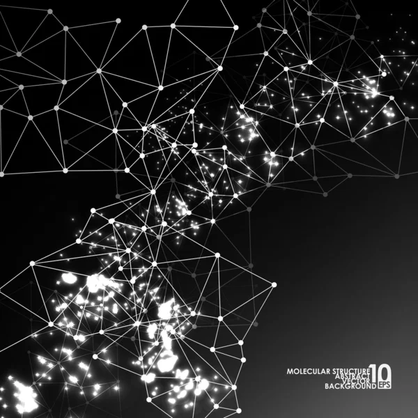 Abstracte achtergrond van dna — Stockvector