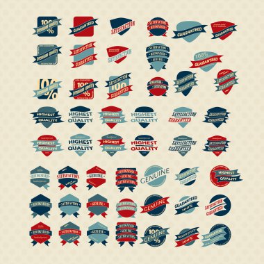 Vintage Retro Icons And Labels clipart