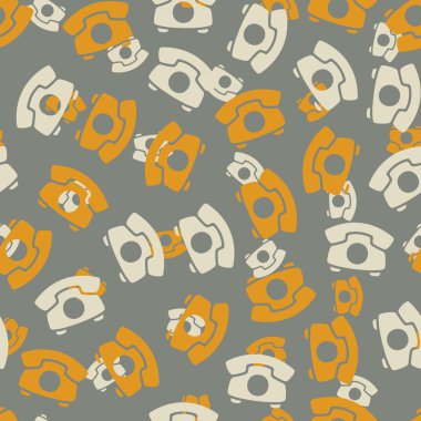 sorunsuz geçmiş retro telefon ile