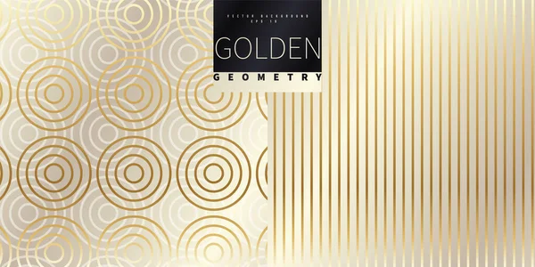 Χρυσό γεωμετρικό αφηρημένο μοτίβο. Πολυτελές χρυσό γραμμικό στολίδι. Σχεδιασμός υψηλής ποιότητας για ταπετσαρίες, μεταξωτά υφάσματα και διακοσμητικά. Εικονογράφηση διανύσματος. — Διανυσματικό Αρχείο