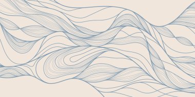 Vintage coloring linear abstract backgrounds. Smooth waves of thin lines of gentle color. Great for printing, posters, flyers, packaging, invitations, postcards, textile designs and other accessories.