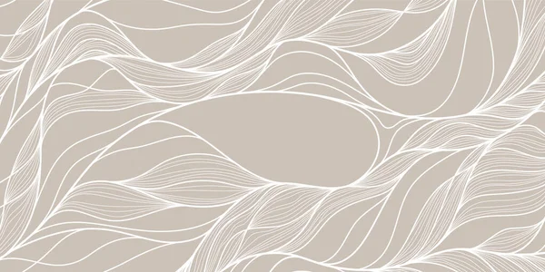 Вінтажні Розмальовки Лінійні Абстрактні Фони Гладкі Хвилі Тонких Ліній Ніжного — стокове фото