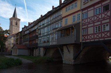 esnaf evler köprü erfurt, Almanya.