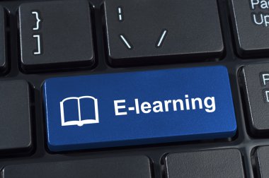 e-öğrenme ile kitap simgesi düğmesini.