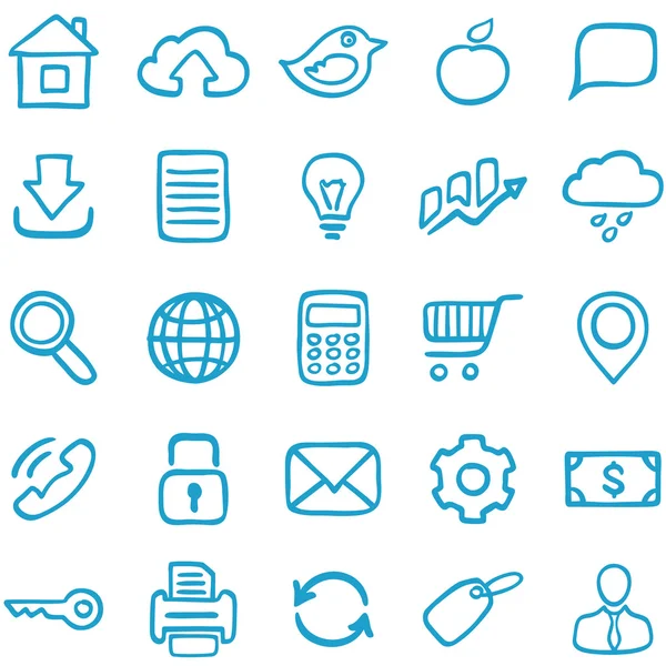 Tasarım için çizilmiş simgeler.