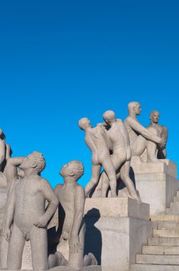 vigeland Park Heykel grubu.