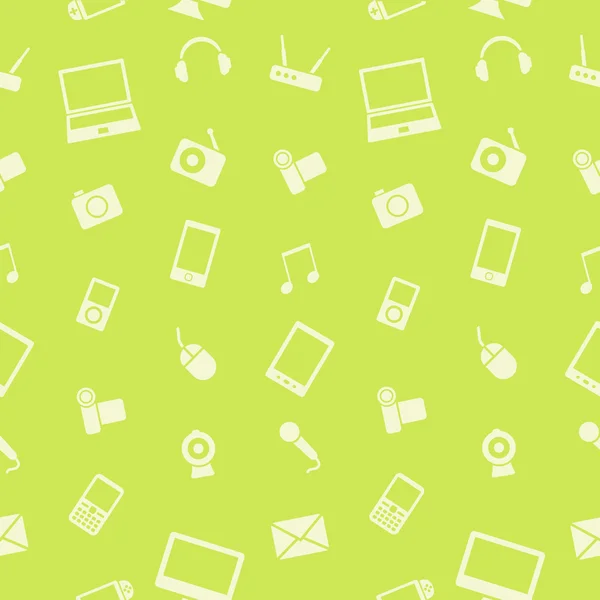 vektör elektronik gadget seamless modeli.