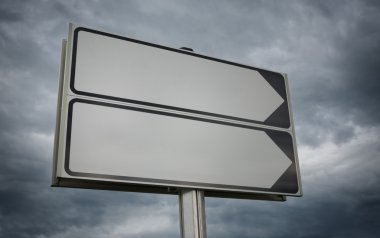 yol işareti için metin alanı ile.