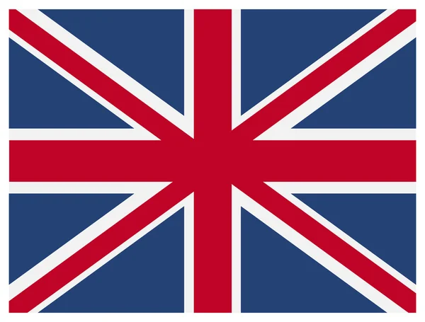 Vector Britse vlag. — Stockvector