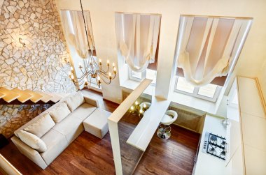 Modern art nouveau tarzı ile STAI iki yüksek salon iç